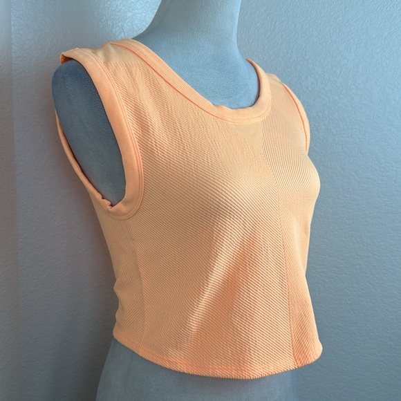 Free People Free Throw Muscle Tank in Orange Size X-Large NWT - Picture 7 of 11